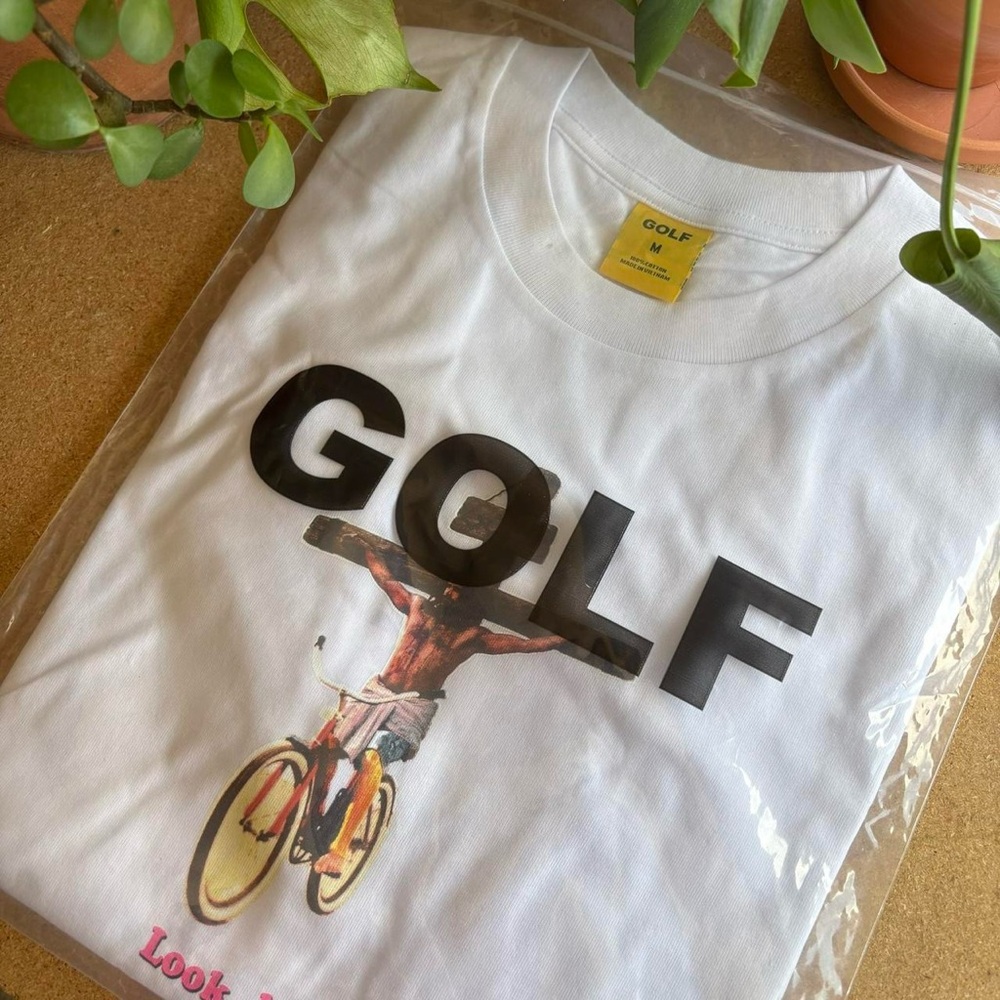Golf White Graphic T-Shirt